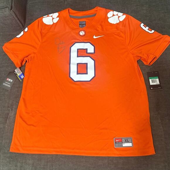 Coach Dabo Swinney signed 2017 #6 R. Hopkins jersey 2017 Nike Brand New w/ tags - Picture 1 of 12